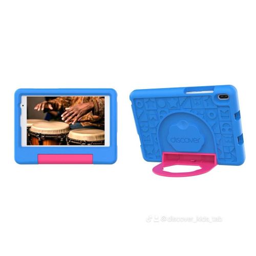 Discover Fire4 Pro Kids Educational Tablet 8 inch IPS 6+256GB Storage Tablet for Kids, Parental Control, Pre-Installed Educational Apps Google Meet, Netflix & YouTube Kids, 6000mAh Battery, Dual Camer