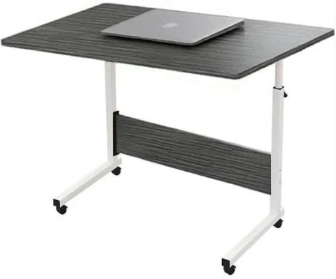 Adjustable Wooden Breakfast In Bed/Laptop Table Stand - Grey