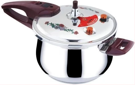 Tefal 9 Litres Stainless Steel Pressure Cooker With Steamer, Silver.