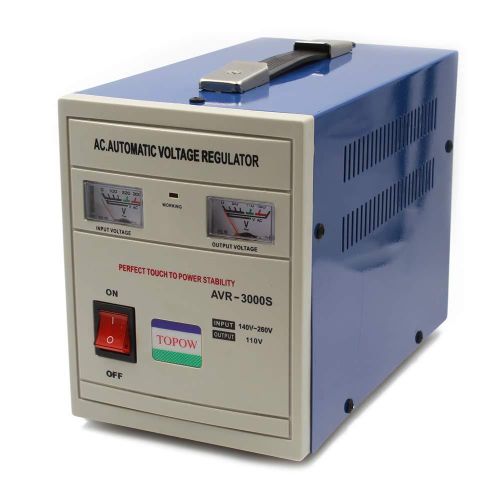 Star ST-500A 500Watts Multi-Function Automatic I.C.Powered Voltage Stabilizer Regulator Step Down 110/220 Voltage 50/60Hz Converter Transformer With Fuse Protection For Wind Generator