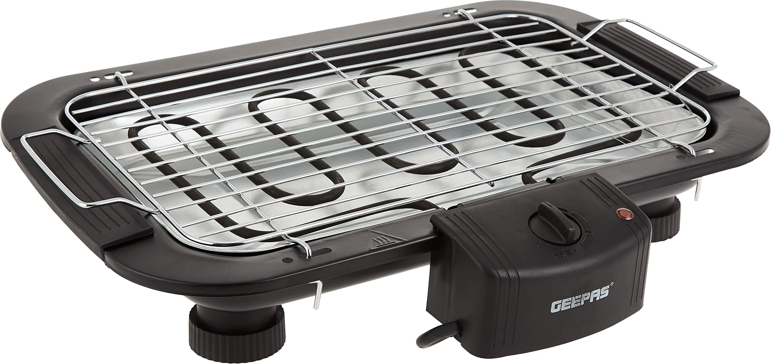 Geepas GBG877 Electric Anti-Rust 2000W Barbecue Grill (black)