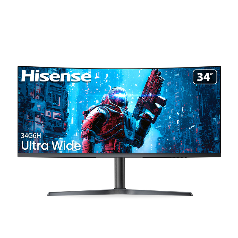 Hisense 34-inch Ultrawide Curved Gaming Monitor, 165Hz, 34G6H