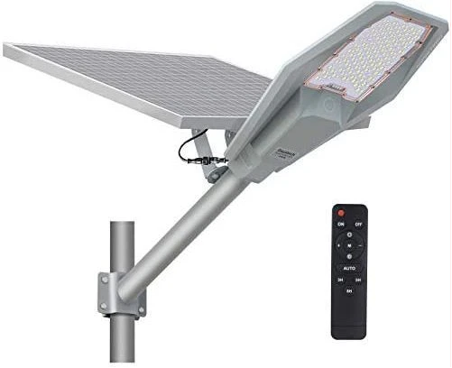 Solar 300W Solar LED Outdoor Security Street Light - Grey