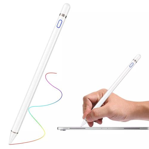 Magnesium Alloy Stylus For Touch Screen Pen, Active Capacitive Pen USB Fast Charging Fine Point Universal Stylist Pens 2 In 1 Precision Series Fine Point Disc Touch Screen For IPhone IPad Android Tabl