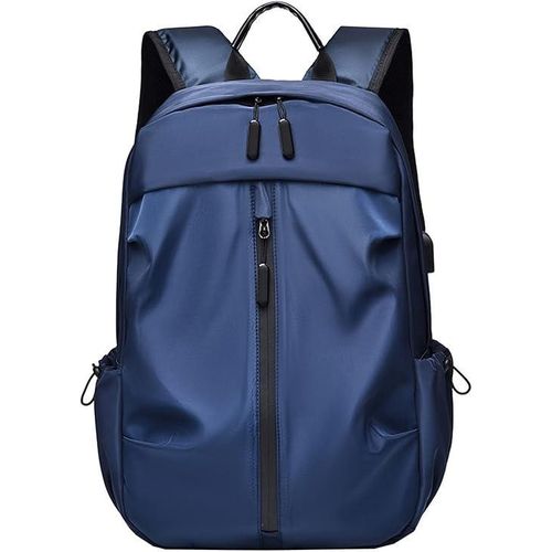 Travel Laptop Backpack for Students Book Bag, Work, Business with USB Student Zipper School Bag Nylon Water Proof Backpack USB Rechargeable Laptop Bag Backpack with Wheels for Adults