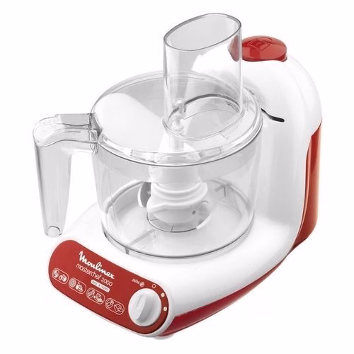 Moulinex Masterchef Food Processor 2000 FP2111 - White, Red