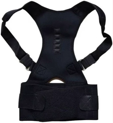 Real Doctors Posture Support Brace- Medium, Black