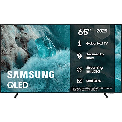 Samsung 65 Inch Q7F QLED 4K (2025 Model), Q7F Series Samsung Vision AI Smart TV, QA65Q7F, Quantum HDR, Object Tracking Sound Lite, Q4 AI Gen1 Processor, 4K upscaling, Gaming Hub, Alexa Built-in