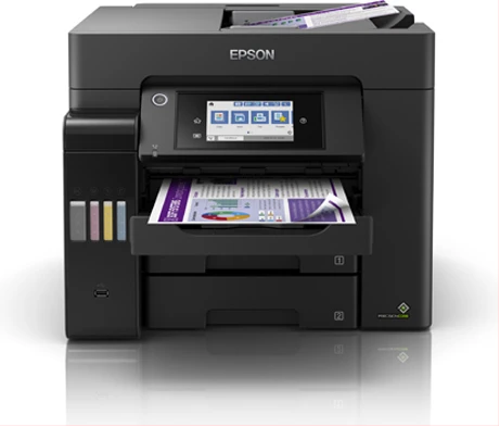 Epson EcoTank L6570 Wi-Fi Duplex Multifunction ADF InkTank Office Colour Printer - Black