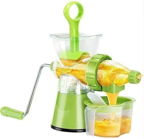 Multi Function Manual Juicer Fruits & Vegetable Blender, 250ml - Green
