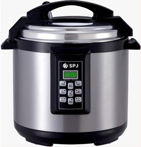 SPJ 5L Non Stick Electric Pressure Cooker With IMD Touch Panel, Silver