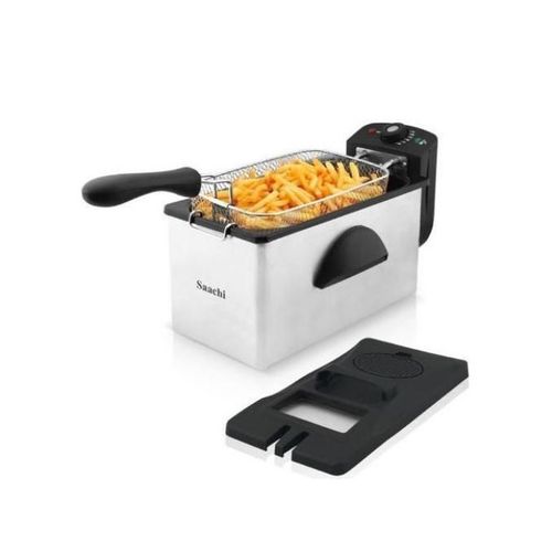 Saachi 3L Single Deep Fryer NL-DF-4751 - Silver, (2YRS WRNTY)