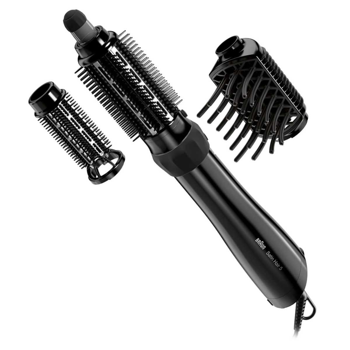 Braun Satin.Hair 5 Airstyler AS 530, Hair Styler, Style, Restyle With Premium Hair Protection, Volumizer Attachment 1000W - Black