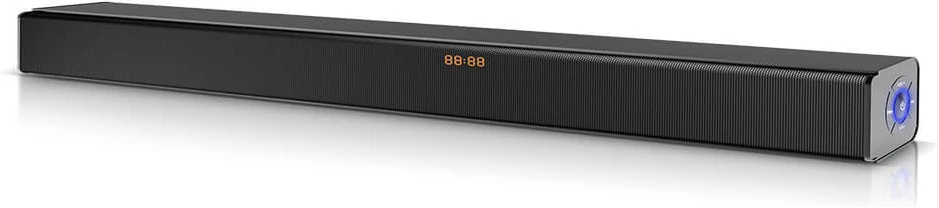 Saachi 2.0 Channel Sound Bar NL-SB-2597-BK With Control Buttons, Bluetooth, FM Radio, AUX, USB, HDMI - Black