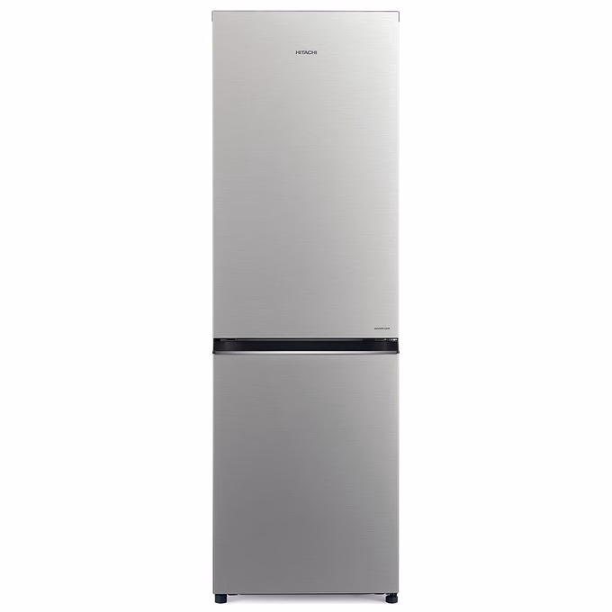 Hitachi 320-Litre Fridge, Bottom Freezer RB410PUN6PSV 320 Liters Frost Free Refrigerator - Silver