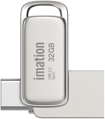Imation 64GB USB 3.2 Gen1 Z1 OTG Pearl Nickel Flash Drive