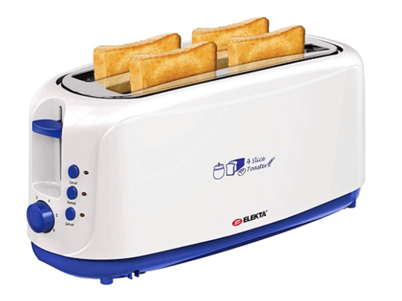 Buy new Elekta 4 Slices Plastic Toaster - ET-452MKI in Uganda - - Free Delivery > Long warranty > Lifetime After-sales Support