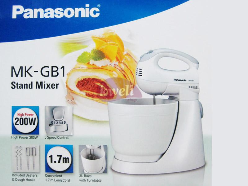 Buy new Panasonic Stand Mixer - MKGB1, Cake Mixer with Bowl, 2.1kg, 200w in Uganda - - Free Delivery > Long warranty > Lifetime After-sales Support