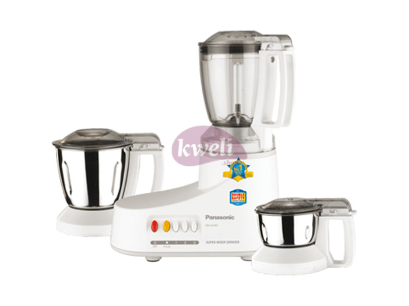 Buy new Panasonic Mixer Grinder with Steel Jars + Blender MXAC300, 1000W in Uganda - - Free Delivery > Long warranty > Lifetime After-sales Support