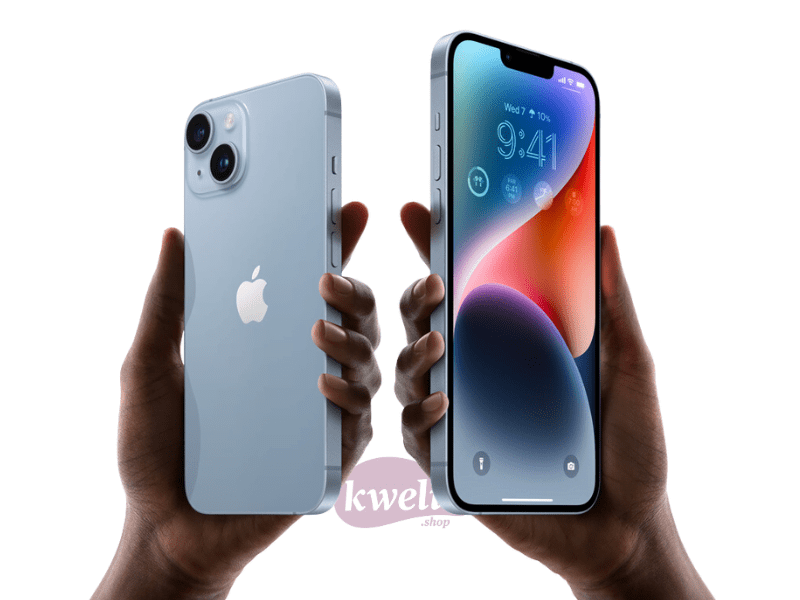 Buy new iPhone 14 Plus; 6.7‑inch, 6GB RAM, 128GB Memory, 5G, iOS 16, 4,325mAh Battery, Dual Camera, 12MP + 12MP Camera in Uganda - - Free Delivery > Long warranty > Lifetime After-sales Support