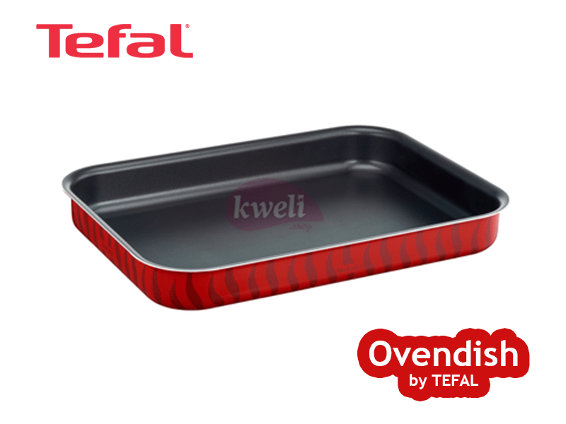 Buy new TEFAL Ovendish 24x31cm - J1324782; Rectangular Les Specialistes ROASTER PTFE Ovendish in Uganda - - Free Delivery > Long warranty > Lifetime After-sales Support