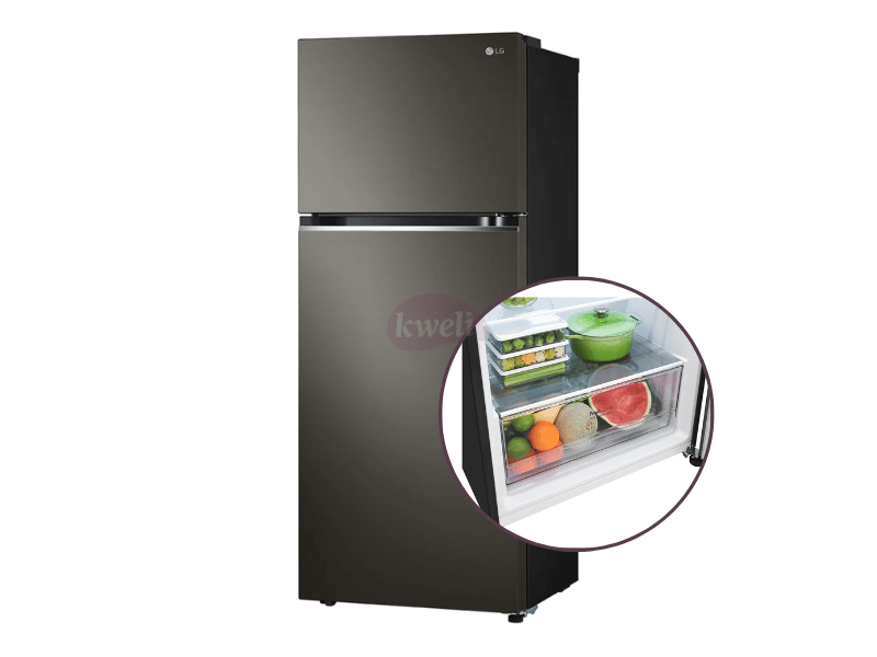 Buy new LG 395-litre Refrigerator GN-B392PXGB; Double Door, Mirror Finish, Door Cooling+™, Total no frost in Uganda - - Free Delivery > Long warranty > Lifetime After-sales Support