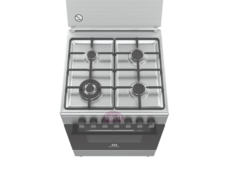 Buy new Electrolux 60cm Gas Cooker EKK6400Z9X with Electric Oven and Grill, Oven Fan, Auto Gas Safety in Uganda - - Free Delivery > Long warranty > Lifetime After-sales Support