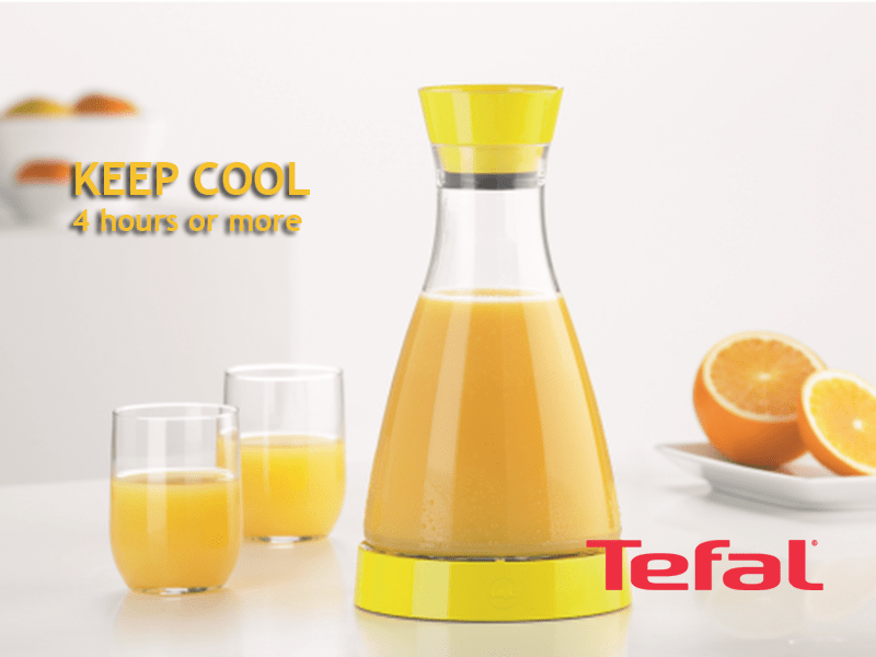 Buy new TEFAL Flow Friend Cooling Jug, Yellow - 1 liter - K3056112 in Uganda - - Free Delivery > Long warranty > Lifetime After-sales Support
