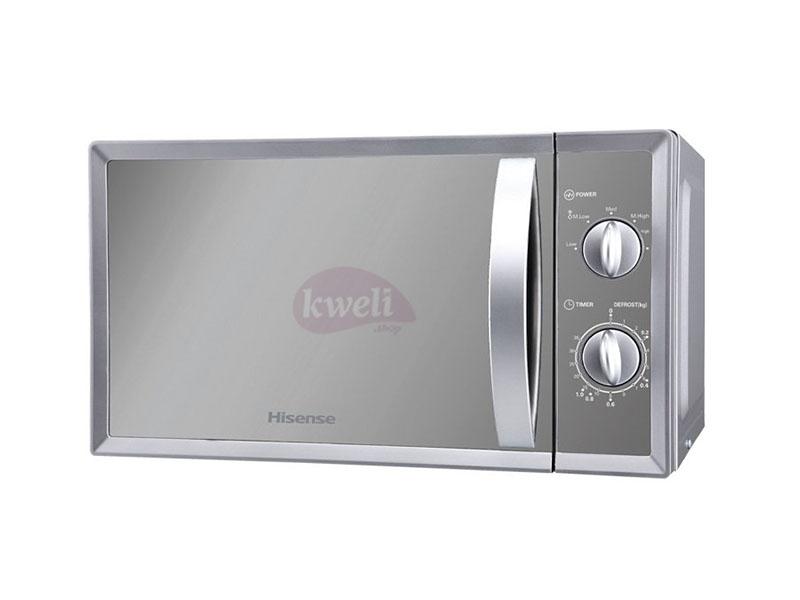 Buy new Hisense 20-litre Microwave H20MOMMI - 700 watts microwave power, Mirror Glass finish, 5 power levels setting, Durable door designc in Uganda - - Free Delivery > Long warranty > Lifetime After-