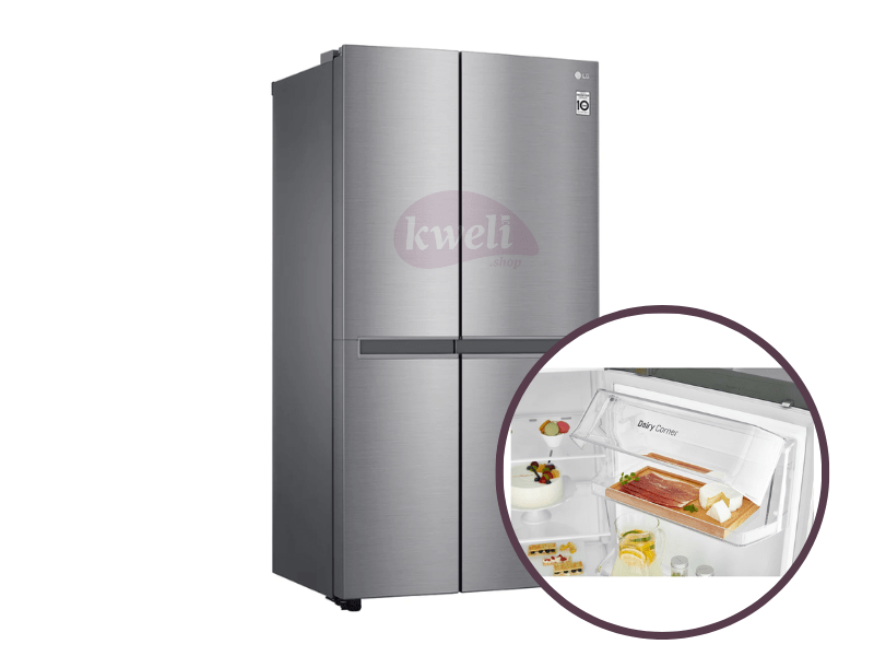 Buy new LG 649-Litre Refrigerator GC-B257JLYL; Side By Side Refrigerator, Multi Air Flow, Smart Diagnosis™, Total No Frost in Uganda - - Free Delivery > Long warranty > Lifetime After-sales Support
