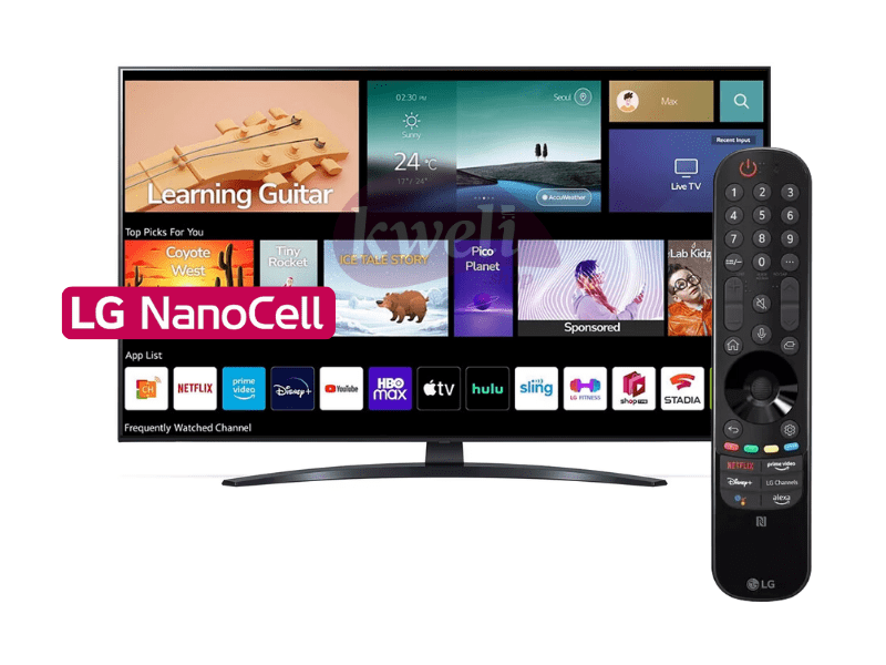 Buy new LG 55 inch 4K UHD NanoCell Smart TV 55NANO796QA; Cinema Screen Design, Gaming TV, WebOS Smart AI ThinQ, Magic Remote + Mic, 166 watts in Uganda - - Free Delivery > Long warranty > Lifetime Aft
