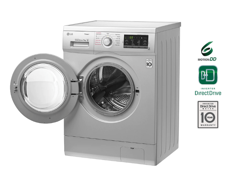 Buy LG 7kg Washing Machine with Steam - Front Load FH2G7QDY5 and get same-day free delivery in Kampala, Wakiso and Mukono, Uganda - Nationwide Shipping