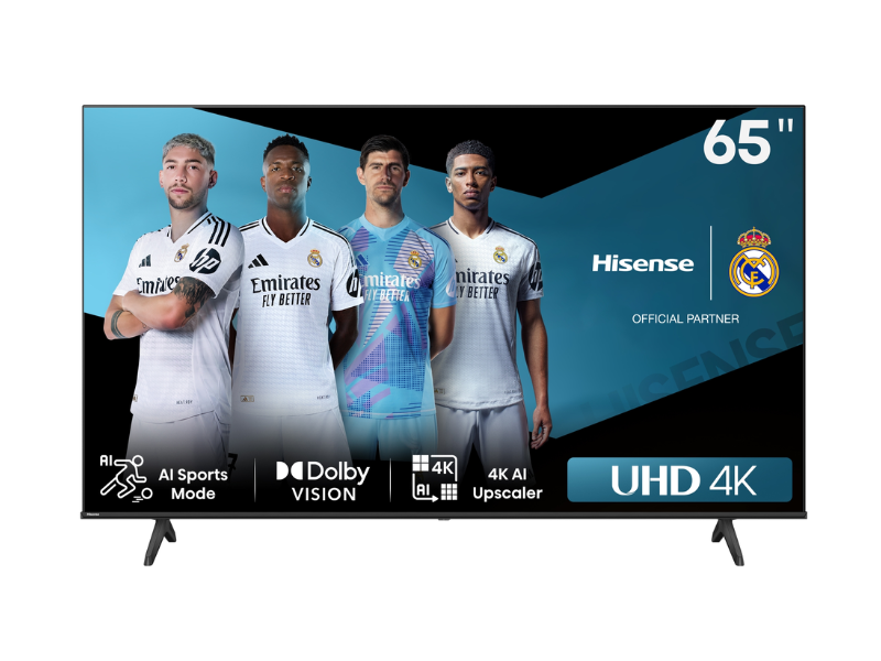 Buy New Hisense 65" 4K UHD Smart TV 65A6Q; 4K AI Upscaler, Dolby Vision, Game Mode PLUS, Precision Colour, VIDAA OS In Uganda - - Free Delivery > Long Warranty > Lifetime After-sales Support