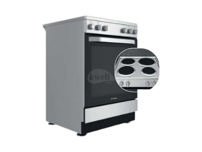 Buy new Ariston 60cm Electric Cooker AS67E4KHX; Electric Oven, Inox in Uganda - - Free Delivery > Long warranty > Lifetime After-sales Support
