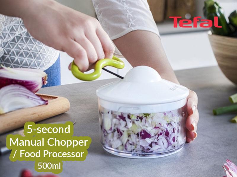 Buy new Tefal Easypull Non-electric Food Processor/Chopper, 500ml - K1330404 in Uganda - - Free Delivery > Long warranty > Lifetime After-sales Support
