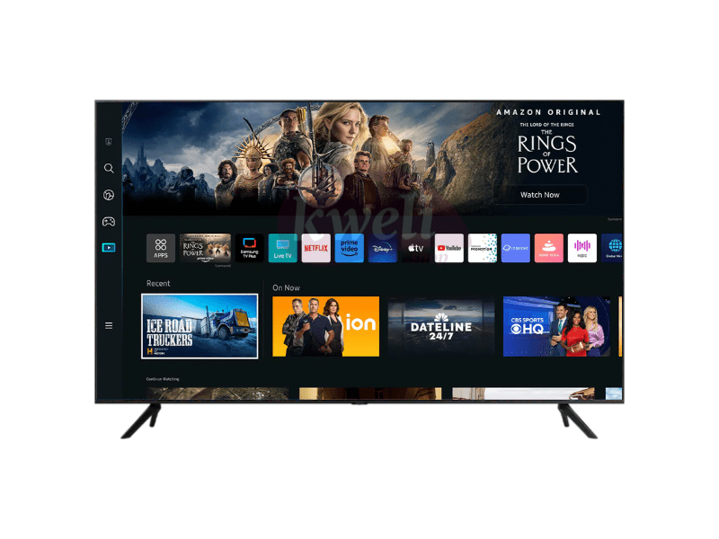 Buy new Samsung 55 inch Crystal UHD 4K Smart TV UA55CU7000 (2023); PurColor, Smart Hub, Smart Remote, Tizen™, 150 watts in Uganda - - Free Delivery > Long warranty > Lifetime After-sales Support
