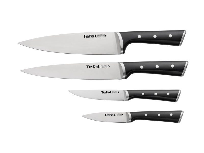 Buy new TEFAL Ice Force Set of 4 Stainless Steel Steak Knives – K2324S74 in Uganda - - Free Delivery > Long warranty > Lifetime After-sales Support