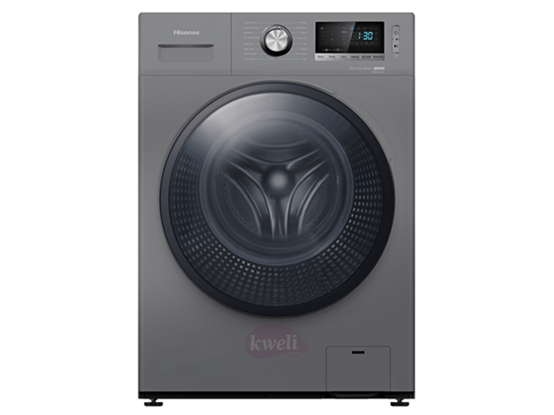 Buy new Hisense 8kg/5kg Washer Dryer WDBL8012T; 16 programs, quick wash, wash and dry in Uganda - - Free Delivery > Long warranty > Lifetime After-sales Support
