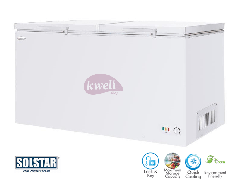 Buy new Solstar 680 liter Chest Freezer CF 680-SGLBSS, Sliding Glass Door, Lock and Key, LED Lighting in Uganda - - Free Delivery > Long warranty > Lifetime After-sales Support