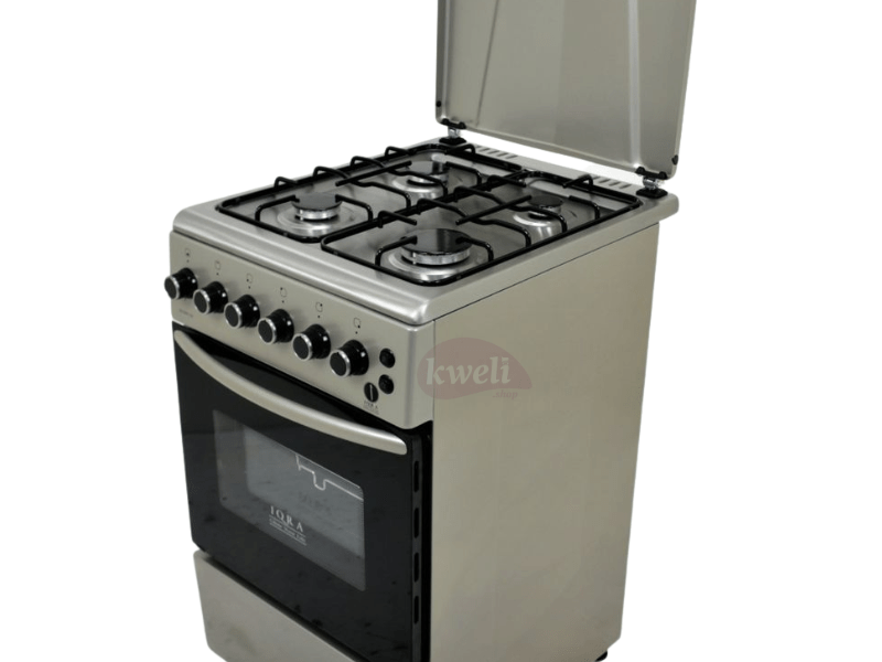 Buy new IQRA 50x60cm Gas Cooker IQ-C2001-SS; 4 Gas Burners with Gas Oven and Gas Grill in Uganda - - Free Delivery > Long warranty > Lifetime After-sales Support