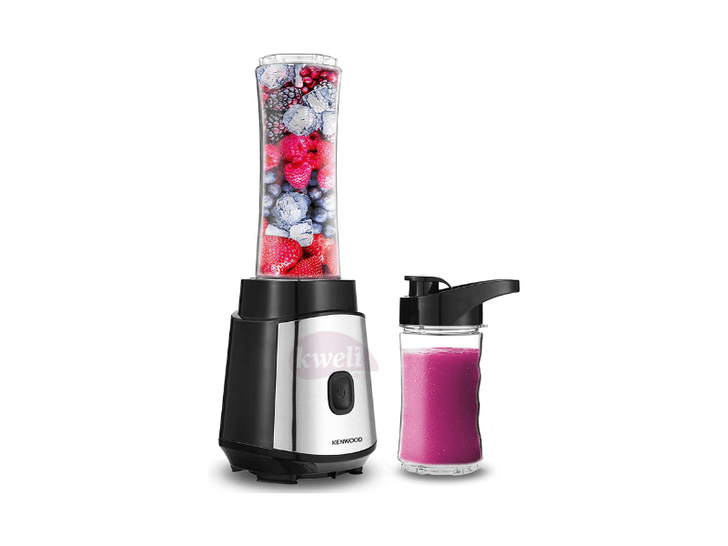 Buy new Kenwood Personal Blender BLM05 - 350-watt Smoothie Blender with 570ml & 400ml Tritan Smoothie2Go Bottle and Lid in Uganda - - Free Delivery > Long warranty > Lifetime After-sales Support
