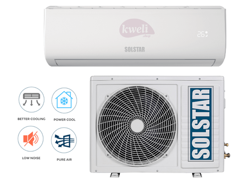 Buy new Solstar 24000 BTU Wall Split Air Conditioner, R410a - ASI/ASU 24TG-AS; Free Copper Pipe in Uganda - - Free Delivery > Long warranty > Lifetime After-sales Support