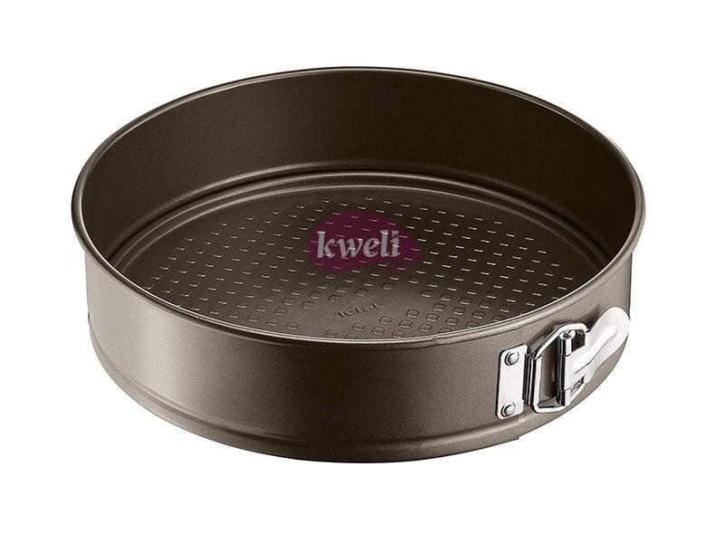 Buy new Tefal EasyGrip Round Springform Carbon Steel Cake Pan with Lock 27cm, Gold - J1626345 in Uganda - - Free Delivery > Long warranty > Lifetime After-sales Support