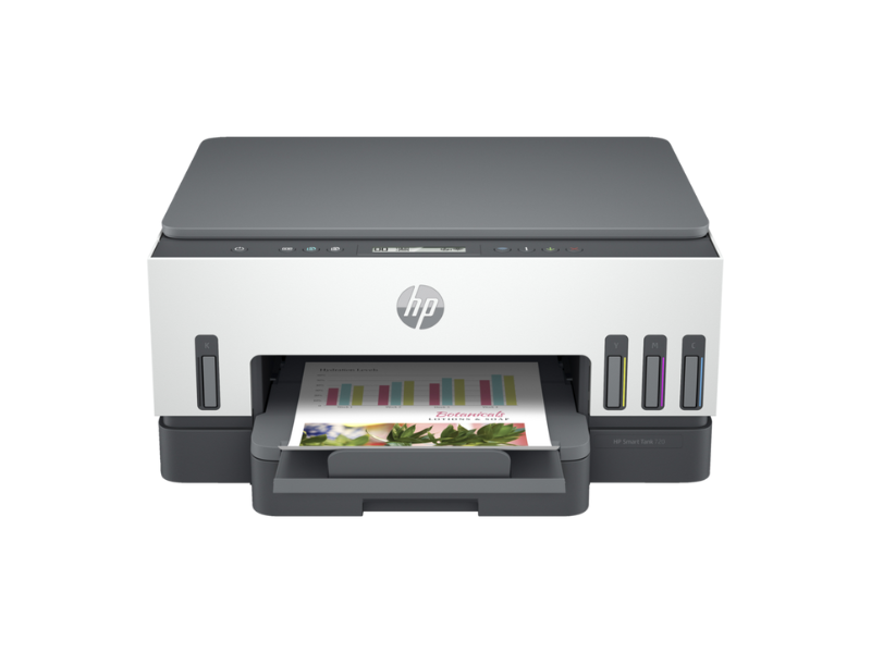 Buy new HP Smart Tank 720 All-in-One Printer; Auto Duplex, A4 Color & Black, Print/Scan/Copy, Wireless Wi-Fi, High-Yield Refillable Ink Tank in Uganda - - Free Delivery > Long warranty > Lifetime Afte