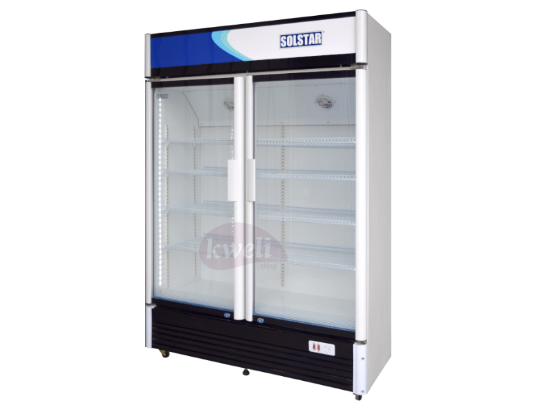 Buy new Solstar 900-litre Double Vertical Cooler -VC 9000V SS - Vertical Display Chiller, Double Display Showcase Refrigerator in Uganda - - Free Delivery > Long warranty > Lifetime After-sales Suppor