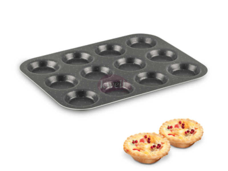 Buy new Tefal 12 Hole Bun Tray Oven Dish 30x23cm - J5542802; Non Stick, Aluminium, Black in Uganda - - Free Delivery > Long warranty > Lifetime After-sales Support