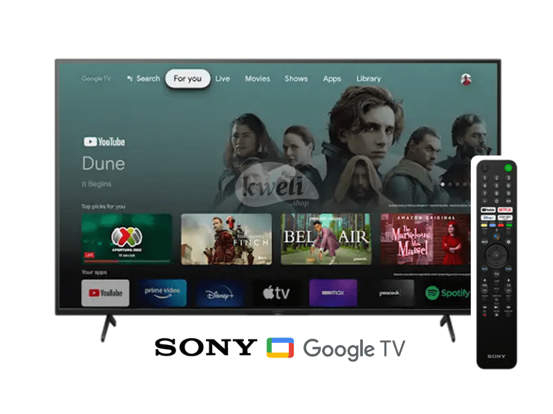 Buy new Sony 65 inch 4K Android Smart Google TV KD65X80J; Remote with Voice Control in Uganda - - Free Delivery > Long warranty > Lifetime After-sales Support