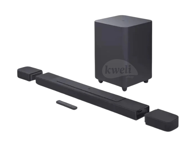 Buy new JBL Bar 1000; 7.1.4-Channel soundbar with Detachable Surround Speakers, MultiBeam™, Dolby Atmos®, and DTS:X®, Black in Uganda - - Free Delivery > Long warranty > Lifetime After-sales Support