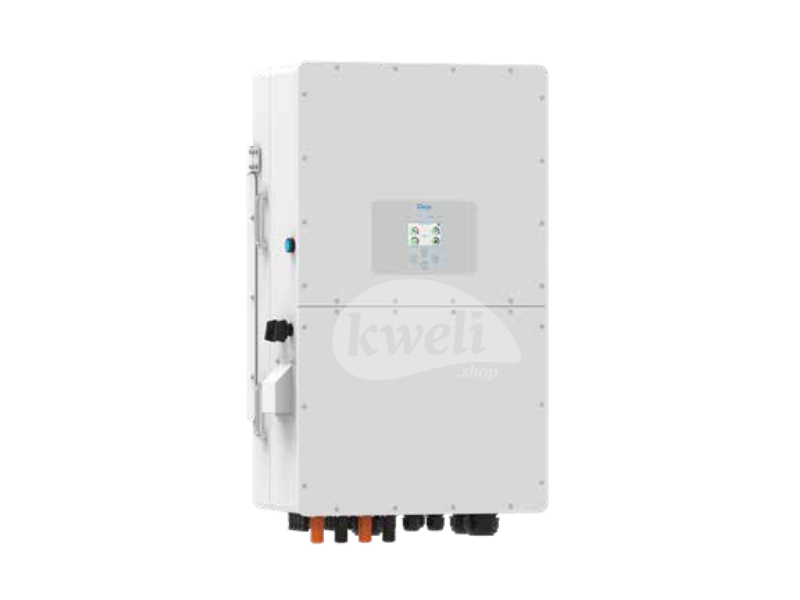 Buy new Deye 50kVA/50kW High Voltage Three-Phase Hybrid Solar Inverter SUN-50K-SG01HP3-EU-BM4; 80kWp PV Input, 160–800V High Voltage Battery Input, 1000V Voc, 150–850V MPPT Range, 100A Charge/Discharg
