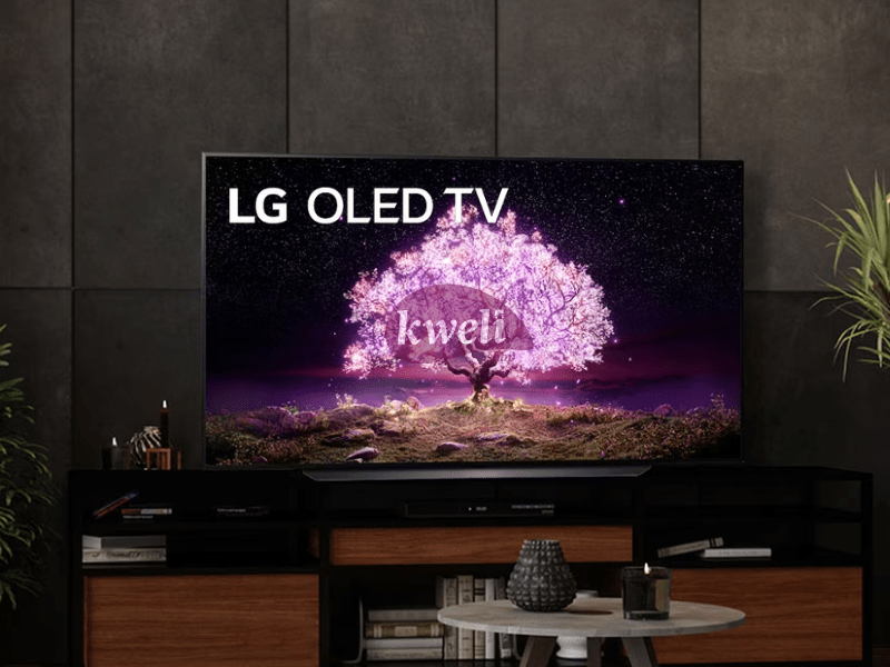 Buy new LG 65 inch 4K OLED TV OLED65C1PVB; A9 Gen, 4K Cinema HDR, ThinQ, Voice Remote, Bluetooth in Uganda - - Free Delivery > Long warranty > Lifetime After-sales Support